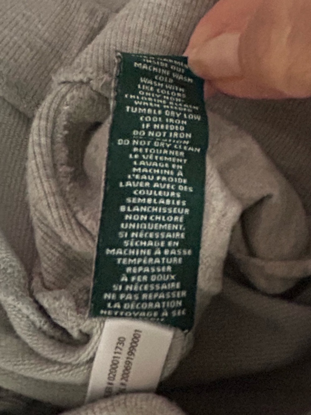 Ralph Lauren Heather Gray Joggers Sweatpants Side Stripe Pocket Logo Soft Size S - Picture 11 of 13